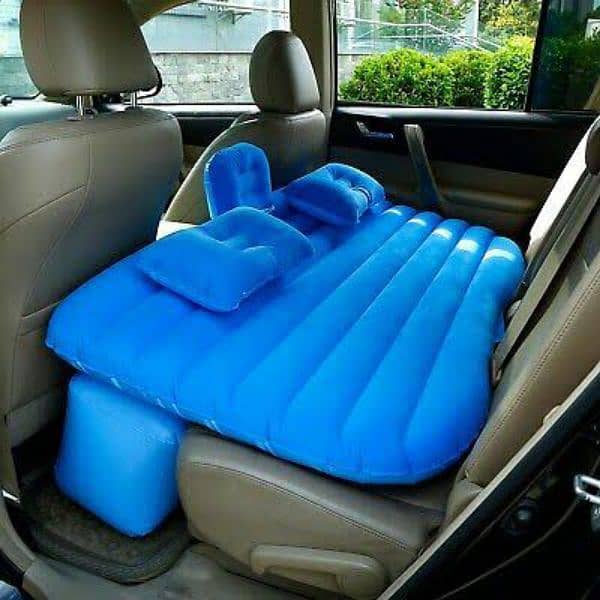 Inflatable Car Air Mattress Travel Bed - Car Camping Bed03020062817 2