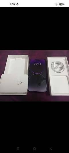 i phone 14 pro max Deep purple color 128 GB