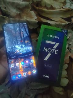 Infinix note 7 : 6/128 : exchange possible.