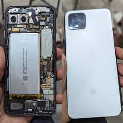 Google pixel 4 parts accept panel and front camera minor dusted