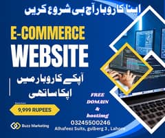 Start Selling Online Get ecommerce website Today!