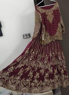 Bridal dress by Aisha Imran