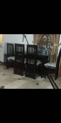 brand new dining with 6 chairs