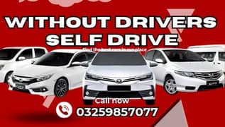 Self Rent A Car . . Yaris Cultus City . . Without Drivers