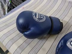 boxing gloves with punching bag