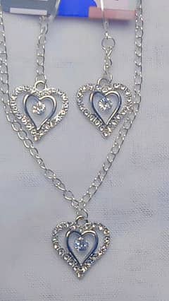 chain and earrings