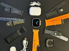 Ultra 7 - (7+1+1) - Smartwatch With Airpods Pro | Wireless Charging |