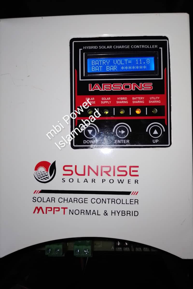 70A MPPT Hybrid Solar Charge Controller 12v 24v 3