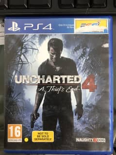 Uncharted 4 A thief's End - PS 4 Game (Used)