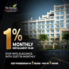 GET POSSESSION IN 2 YEARS PAY IN 5 YEARS BOOK 1 BED APARTMENT IN 20% DOWN PAYMENT