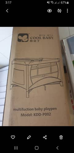 baby playpen/ cot