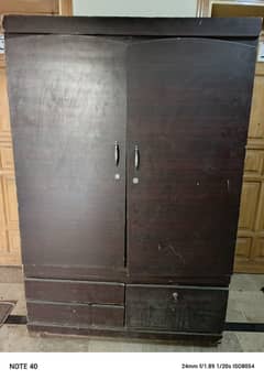 Two door cupboard in standard size available in excellent condition