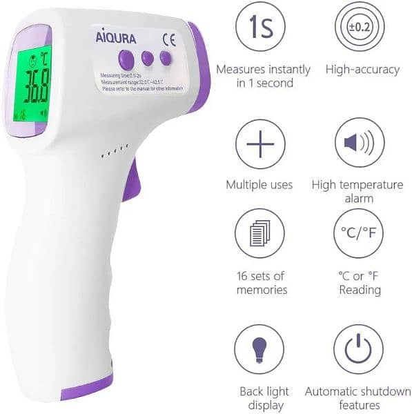 AIQURA INFRARED THERMOMETER 2