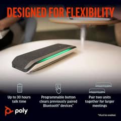 Poly Sync 40 60 Meeting Room Speakerphone Conference  Touch Controls