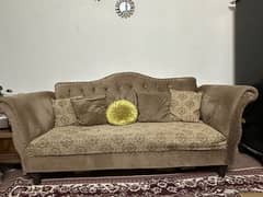 5 seater Sofa set with center and 2 side tables