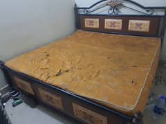 wooden bed for sale in good condition