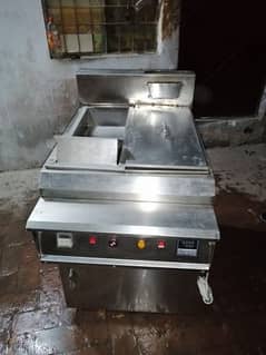 Electric and gas dual zinger chips fryer