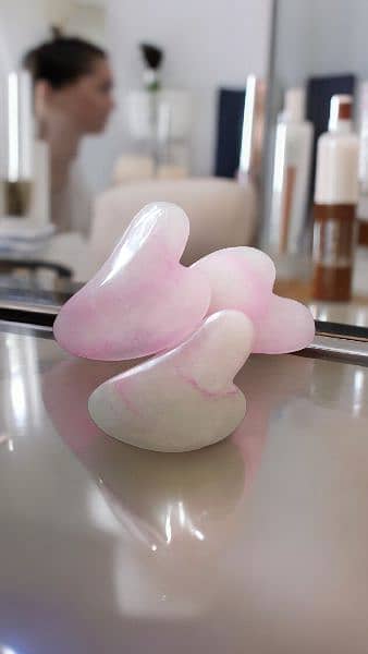 Transform your skincare ritual with Our Quartz Rose Gua Sha ͙ 6