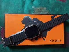 x8 ultra plus smart watch,2 straps