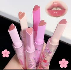 CAPPUVINI 6 color jelly lipstick pen love mirror watergloss
