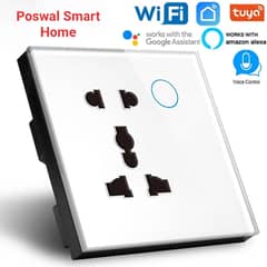 universal wall socket  smart wifi touch switch compatible