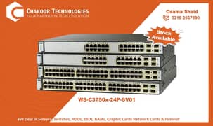 WS-C3750x-24P-S Cisco Networking Switches