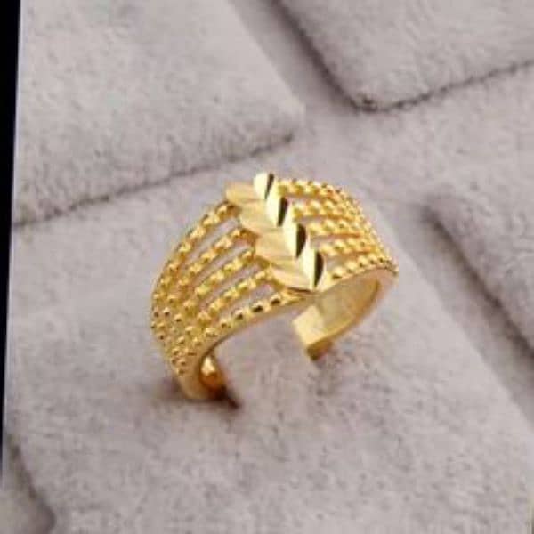 pure gold ring ladies gold new design rings 0