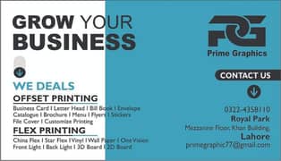 Prime Printers (offset & Flexo printing)