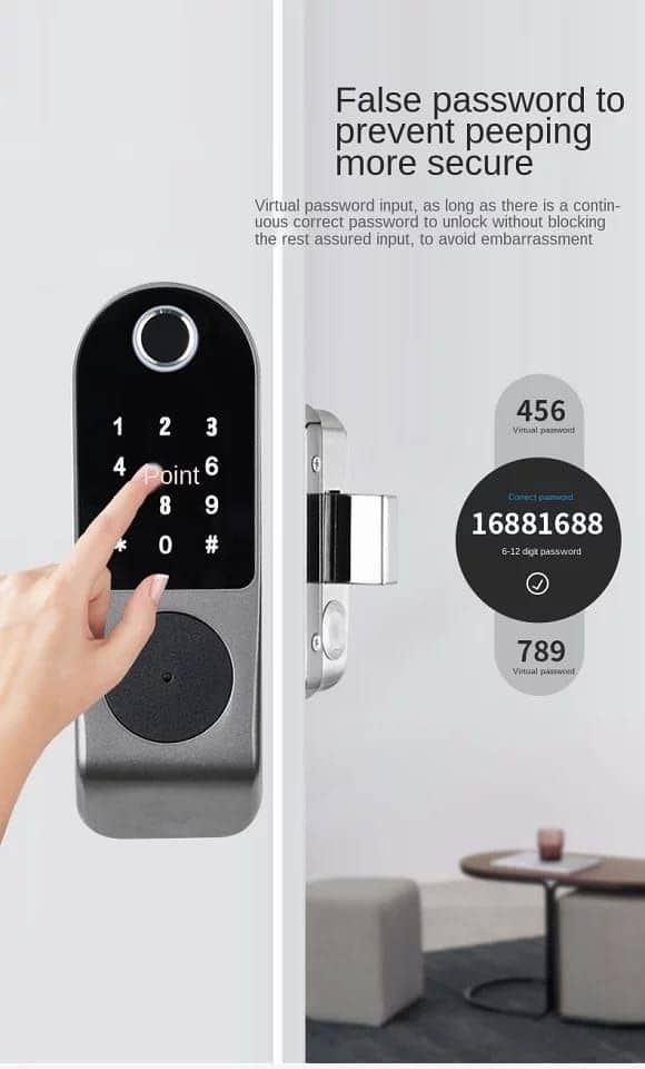 Door Lock | Face recogniton door lock | Smart wifi Gate lock 8