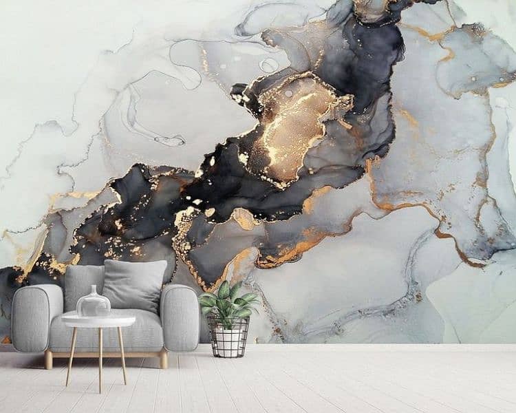 Wallpaper wall murals 3D wall pictures and pvc wall panels available 1