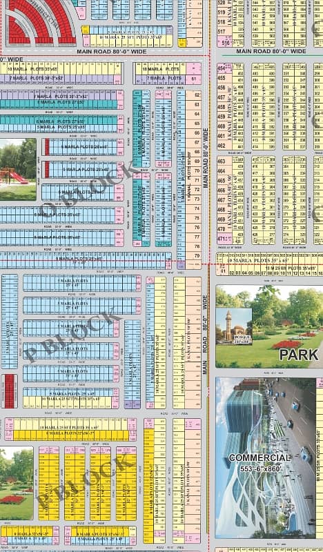 5 MARLA PLOT FOR SALE IN P BLOCK STANDARD SIZE 0