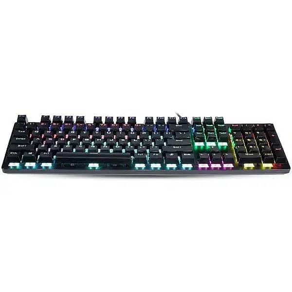 Mechanical Backlit Gaming Keyboard HP GK100 RGB with Blue Switch 2