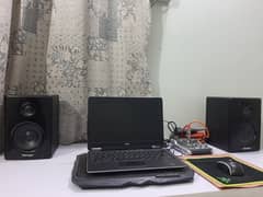 HOME RECORDING SYSTEM WITH AUDIO INTERFACE CARD.