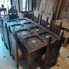swati dining table with 8 chaires