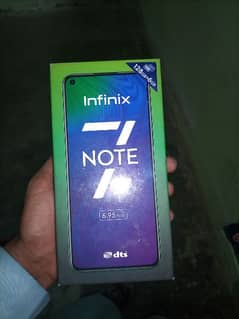 infinix note 7 6GB 128GB with box