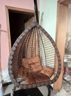 hanging chair with stand