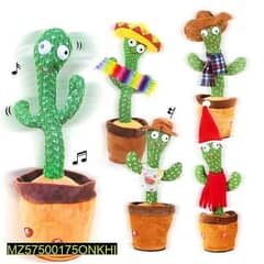 Dancing cuctus plush toy for kids