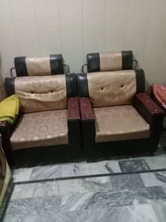 sofa set and devidr for sale.