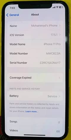 Iphone 11Pro 256 GB (PTA Approved)