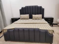 Bed with side tables / Bedset / Bedroom Furniture