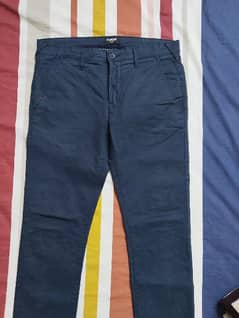 Navy blue pant waist 33 length 40 in new condition