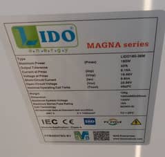 solar panels 180 watts Lido brand 03006899681.