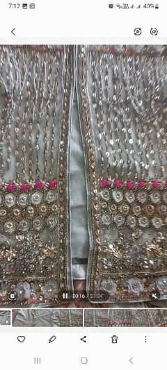 fancy heavy embroiderd suit. . 1 time used