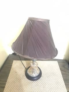 side table lamps of brown colour