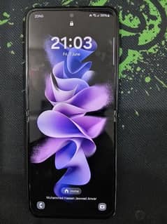 Samsung Z Flip 3 with E SIM Time