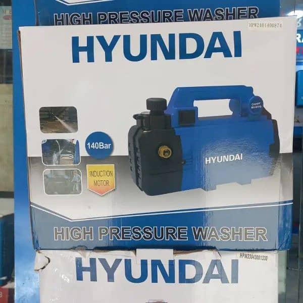 Hyundai Heavy Duty High Pressure Car Washer Cleaner - 140Bar - 2000Psi 0