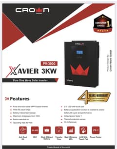 Crown XAVIER 3KW PV-3000