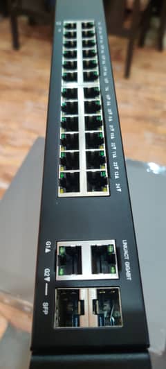 Cisco PoE 24 port managed switch SF200-24FP 100Mbps