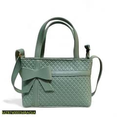 women's PU Leather plain Tote Bags