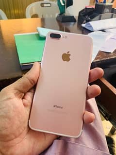 iPhone 7plus pta  water pack rose gold colour